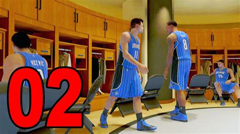 Nba 2k15 My Player Career Part 2 First Nba Game Lets Play