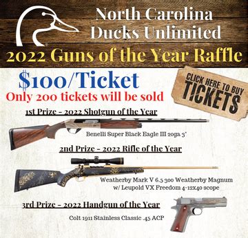 Ncdu Guns Of The Year Raffle Tue Jan