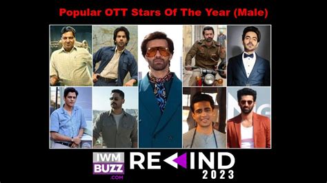 IWMBuzz Rewind 2023: Most Popular OTT Stars Of The Year (Male) | IWMBuzz