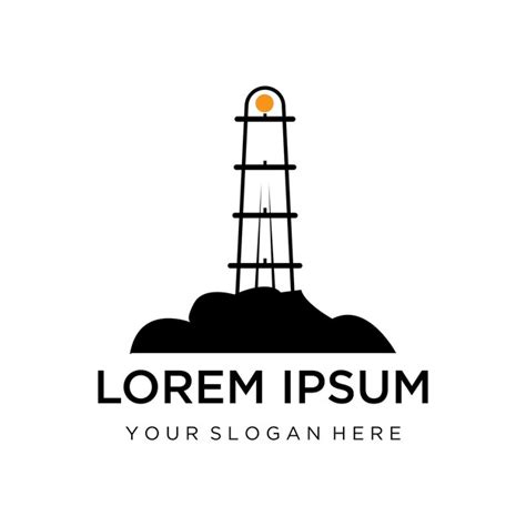 Premium Vector Lighthouse Logo Icon Vector Template