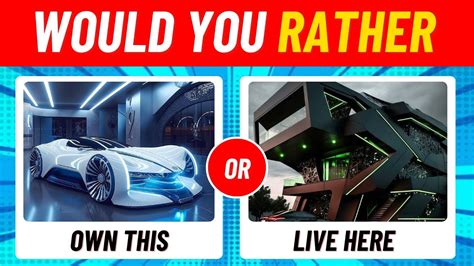 Would You Rather Futuristic Luxury Life Edition 💎🤑quiz Master Youtube