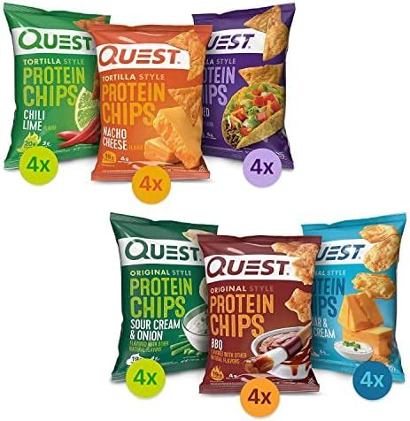 Amazon Quest Nutrition Protein Chips Variety Pack Bundle High