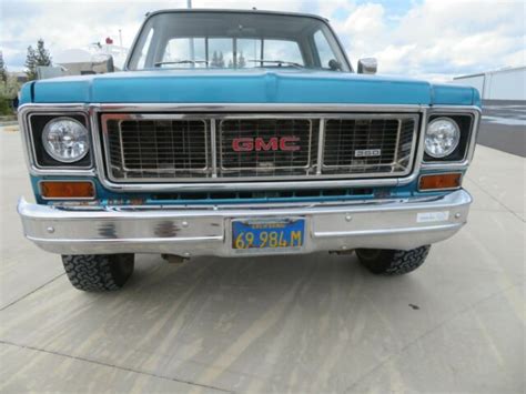 1973 Gmc K1500 Sierra Grande 4x4 Pickup For Sale Gmc Sierra 1500 1973