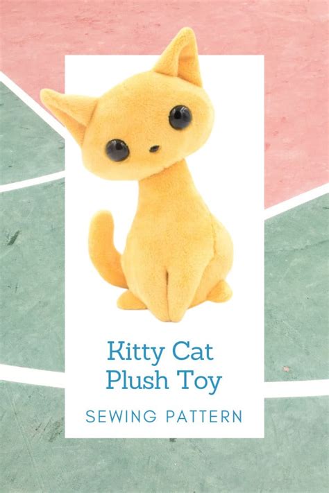 Kitty Cat Plush Toy Sewing Pattern Sew Modern Kids