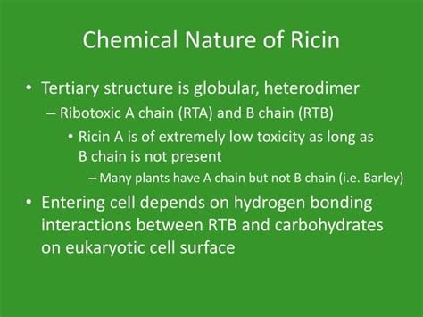 PPT - Ricin PowerPoint Presentation - ID:1605357