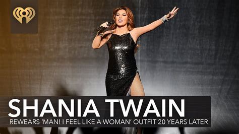 Shania Twain Rewears Man I Feel Like A Woman Dress 20 Years Later