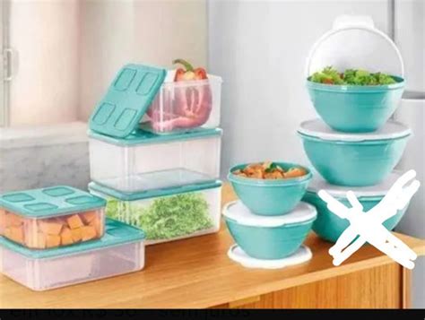 Kit De Potes De Armazenamento Bea Tupperware Parcelamento Sem Juros