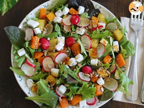 Insalata Di Zucca Butternut Patate Ravanelli E Feta Ricetta Petitchef