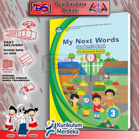 K Mer B Inggris Kls 3 SD MI Kurikulum Merdeka Buku Siswa Bahasa