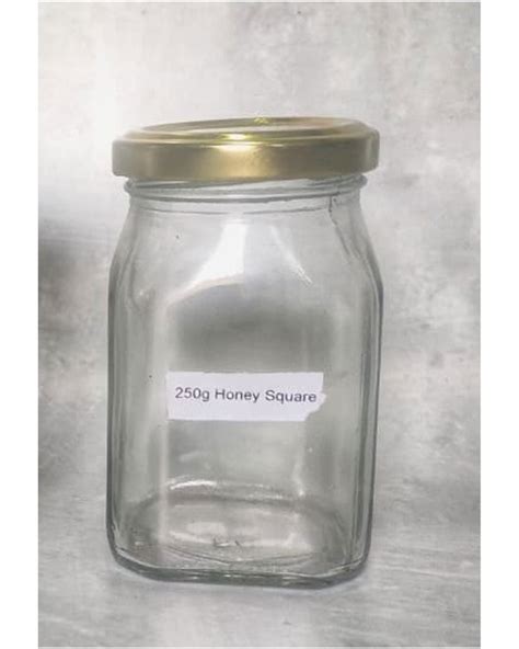 Transparent 250 Gm Honey Square Glass Jar At Rs 15 Piece In Chennai