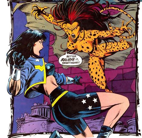 Wonder Woman Vs Tigra By Mike Deodato Jr DC Comic Book Art Wonder