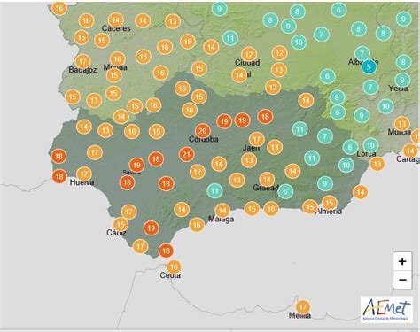 El Tiempo En Andaluc A M Laga Predicci N Viernes Aviso Amarillo Por