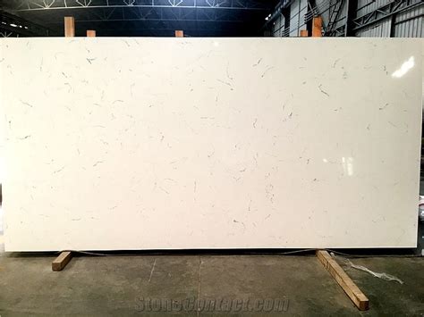 Largest Caesarstone Jumbo White Attica Quartz Slab From China