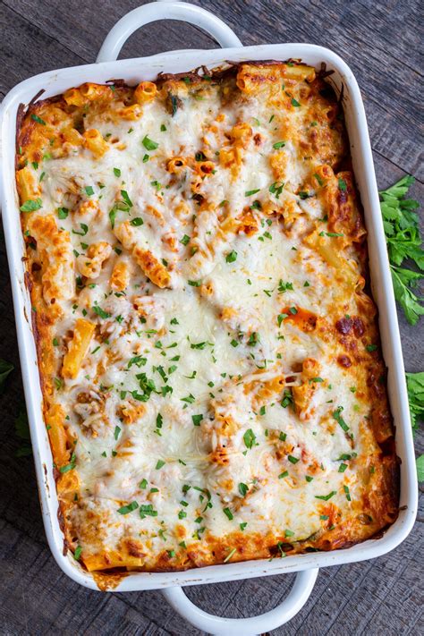 The Best Baked Ziti Recipe Momsdish