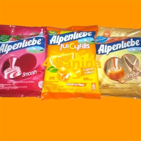 Jual PERMEN ALPENLIEBE JUICYFILLS LIQUID FILLED PACK Shopee Indonesia