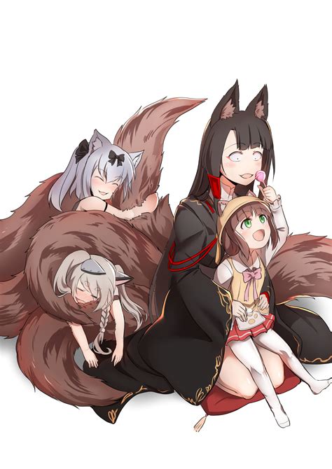 Safebooru 4girls D Akagi Azur Lane Animal Ear Fluff Animal Ears