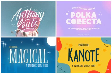 22 Whimsical Fonts To Style Your Designs | HipFonts