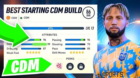 Fifa Pro Clubs Best Cdm Build Skill Points Tips Youtube