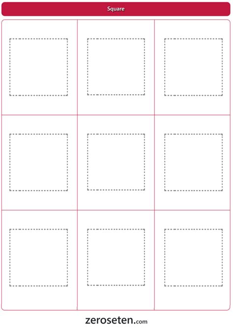 square tracing worksheet archives  se ten blog