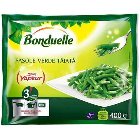 Bonduelle Vapeur Fasole Verde Taiata 400g Mega Image