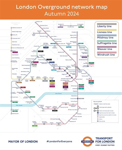 London Overground Windrush line Stations & Map