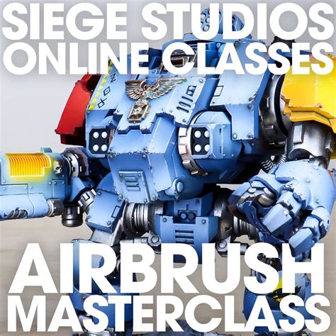 Siege Studios On Twitter Online Airbrush Masterclass Now