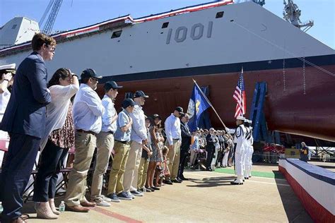 Second Zumwalt-class destroyer Michael Monsoor begins sea trials ...