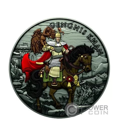 Genghis Khan Legendary Warriors Oz Silver Medal