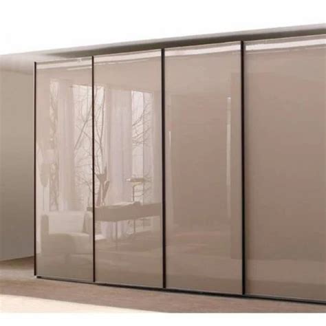 Wooden More Than 3 Doors Glass Sliding Wardrobe At Rs 3000 Square Feet