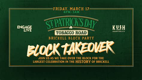 St Patrick S Day Brickell Block Party Greater Miami Festivals