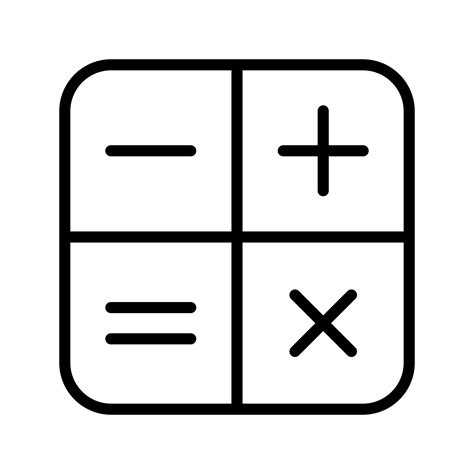 Vector Calculator Icon 350285 Vector Art at Vecteezy