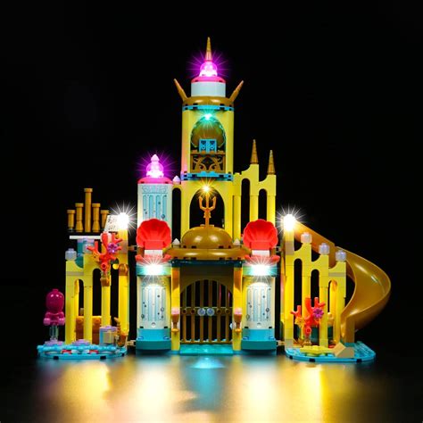 LocoLee Déclairage LED Compatible with Lego 43207 Disney Le Palais sous