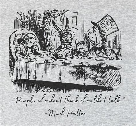 Alice in Wonderland Tee, Mad Hatter Quote Shirt, Nostalgia Tee, Book Lover Shirt, Classic ...