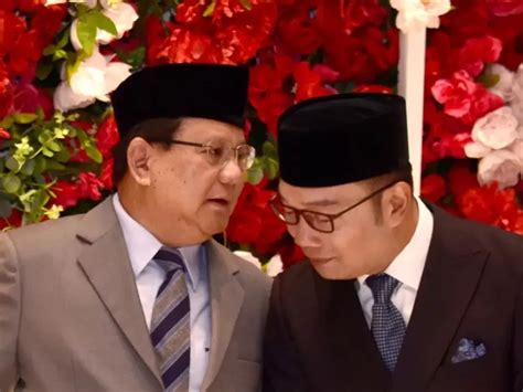 Ridwan Kamil Ungkap Alasan Dukung Prabowo Di Pilpres Singgung Balas