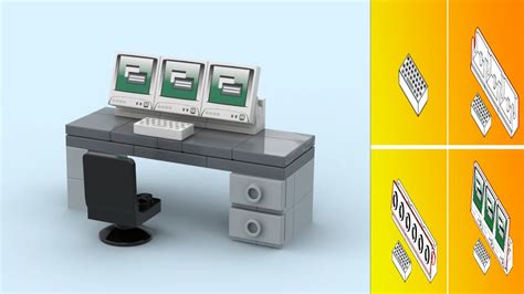 Video Lego Office Desk Video Lego Meja Kantor Lego Tutorial Youtube