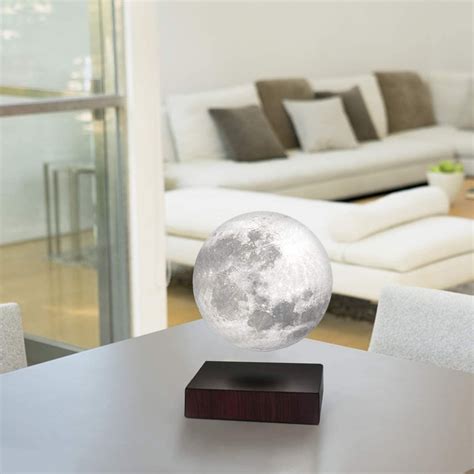 Vgazer Lampe De Lune En L Vitation Flottant Et Tournant Librement Dans