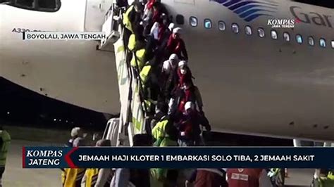 Jemaah Haji Kloter Embarkasi Solo Tiba Jemaah Sakit Video