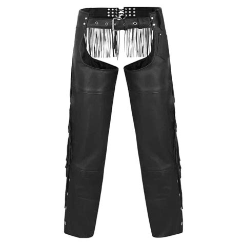 Handcrafted Fringe Leather Chaps for Adventure Seekers - Leather Chaps ...