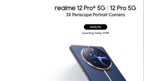 Realme Pro G Realme Pro G To Launch In India Today When And