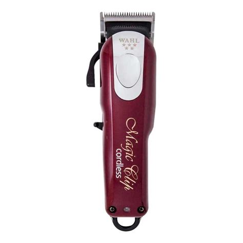 Máquina de Corte Sem Fio Wahl Magic Clip Red Silver Shopping do