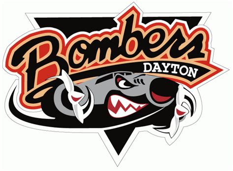 Dayton Bombers Logo Primary Logo Echl Echl Chris Creamers