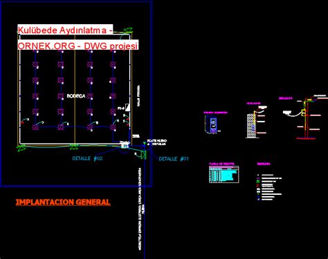 Kul Bede Ayd Nlatma Dwg Projesi Autocad Projeler