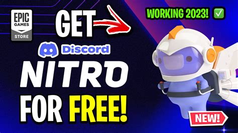 How To Get DISCORD NITRO For FREE On Epic Games 2023 YouTube