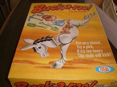 IDEAL 1970 VINTAGE BUCK-A-ROO ! GAME BUCKAROO #2354-9 | eBay