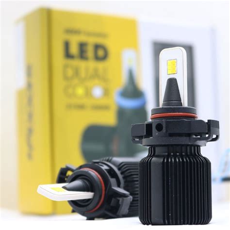 Kit L Mpada H Dual Color Led V W K Luz Amarela K Luz