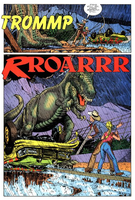 Jurassic Park Topps Comics 1993 4 Issue 4