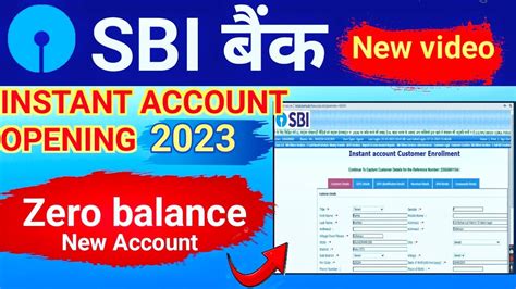 Sbi New Account Opening 2023 SBI CSP Instant Ac Opening Sbi Kiosk