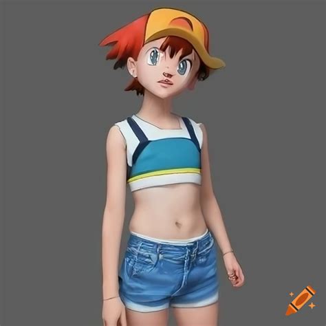 Realistic Depiction Of Misty From Pokemon On Craiyon