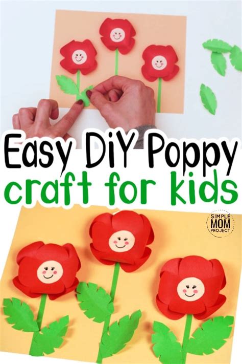 Easy Poppy Crafts for Kids – Simple Mom Project