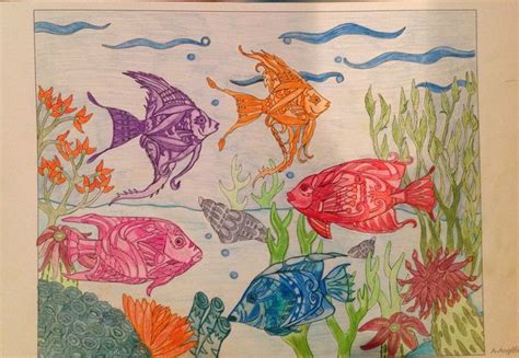 School of fish | Art, Prints, Painting